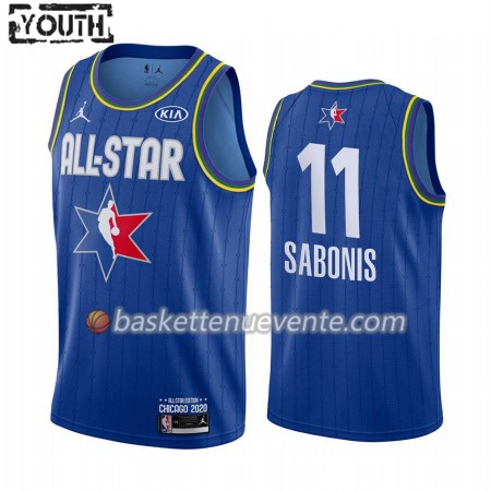 Maillot Basket Indiana Pacers Domantas Sabonis 11 2020 All-Star Jordan Brand Bleu Swingman - Enfant